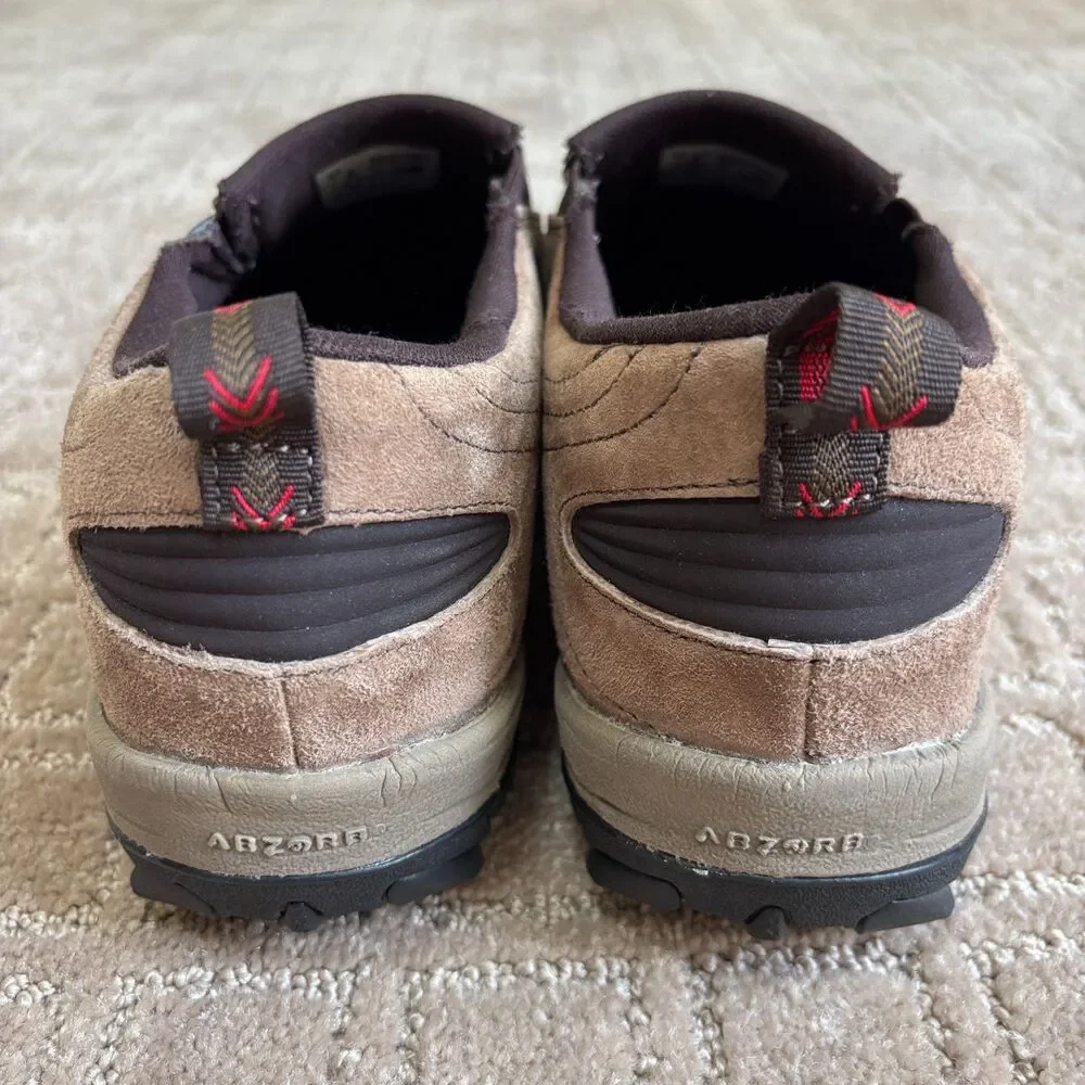 New Balance 756v2 Slip-on Walking Hiking Shoes Mens 8 Brown Tan Suede Outdoor